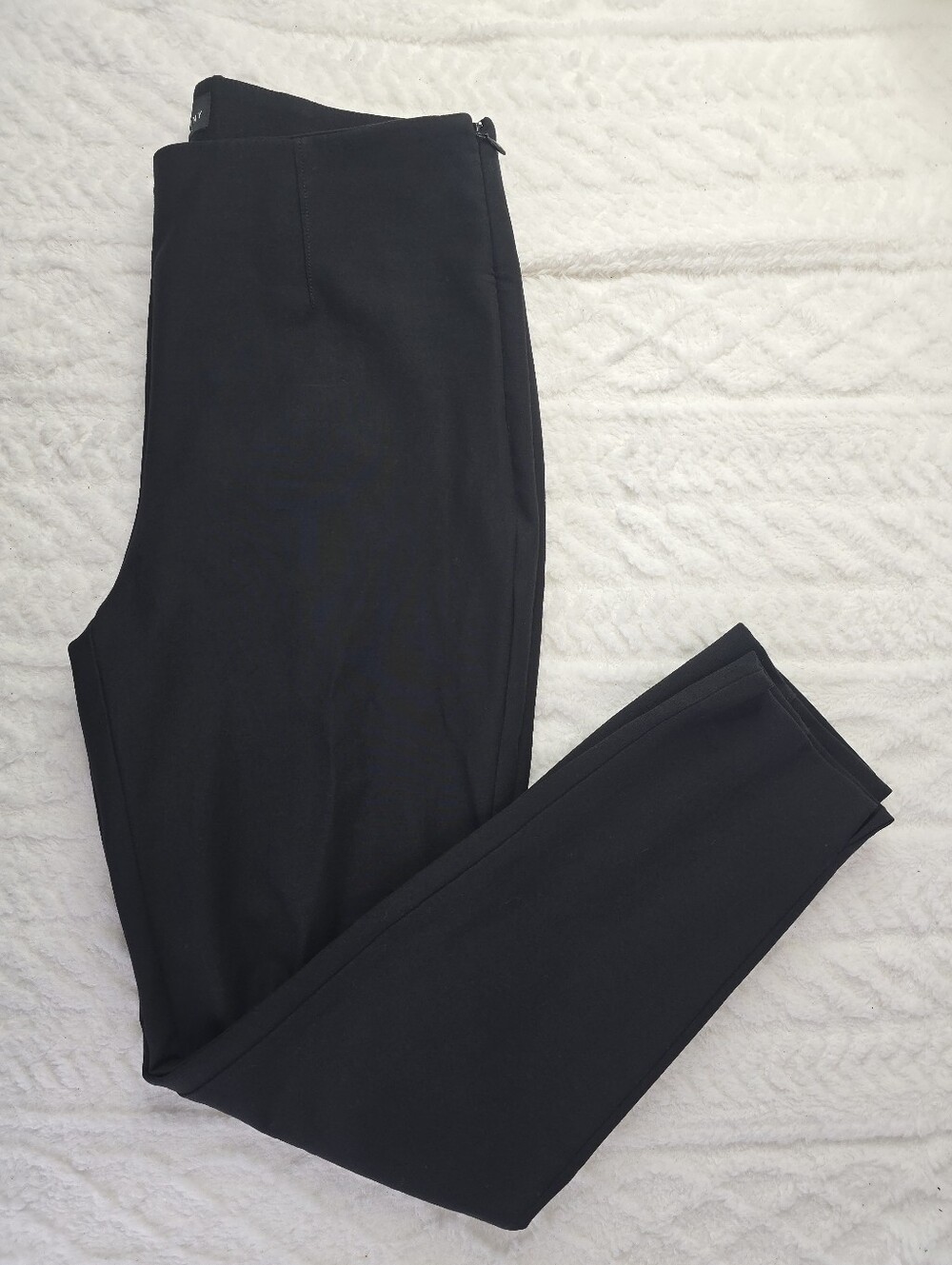 White House Black Market The Skinny Ankle Pants Black Side Zip Tailored Stretch